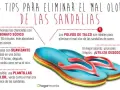 Consejos para eliminar el mal olor de las sandalias: bicarbonato, suavizante, plantillas, talco y desodorante. ¡Aprende como limpiar sandalias por dentro!