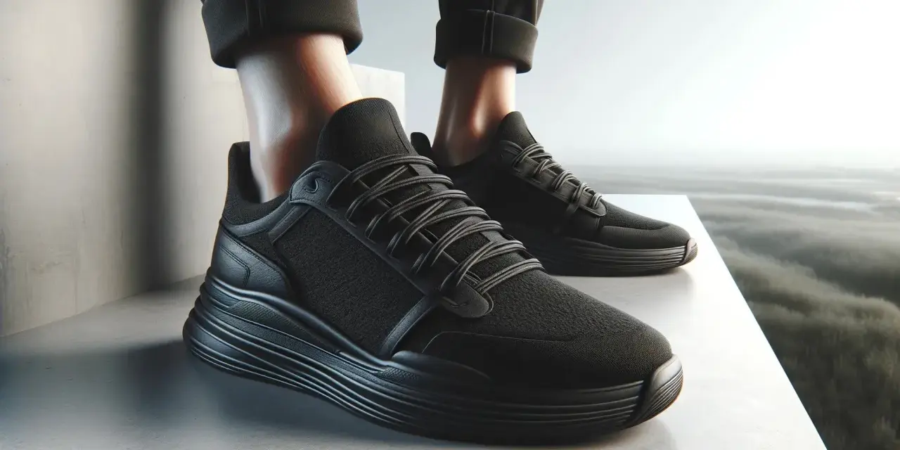 Un outfit moderno con zapatillas negras hombre, perfectas para cualquier aventura.