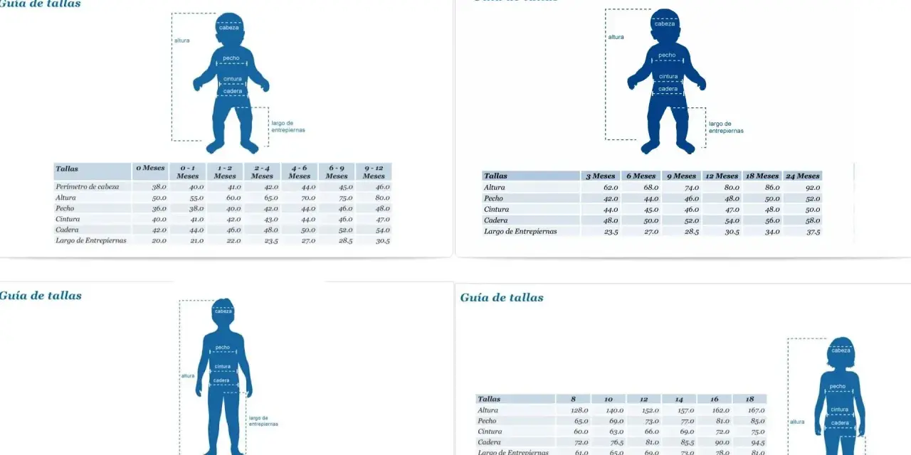 Guía de tallas Mayoral: ¿cuánto calza una niña de 3 años? Altura aprox. 98 cm, pecho 54 cm, cintura 52 cm, cadera 62 cm.