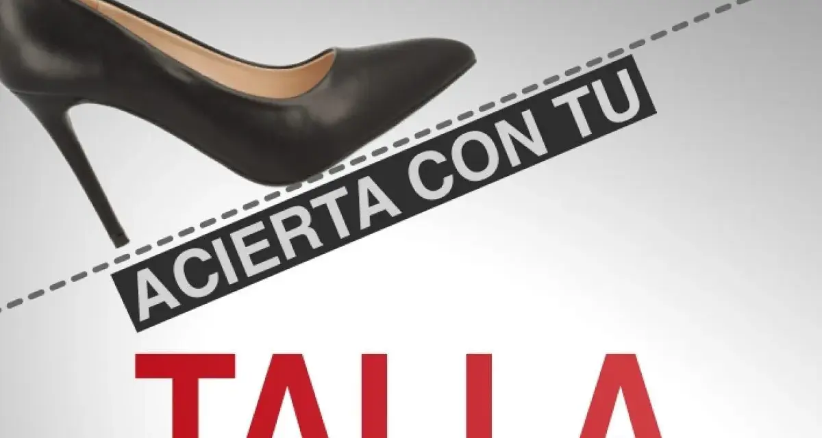 Zapato negro de tacón alto. ¿Uk 4 que talla es? ¡Acierta con tu talla!