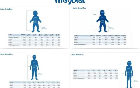 Guía de tallas Mayoral: ¿cuánto calza una niña de 3 años? Altura aprox. 98 cm, pecho 54 cm, cintura 52 cm, cadera 62 cm.
