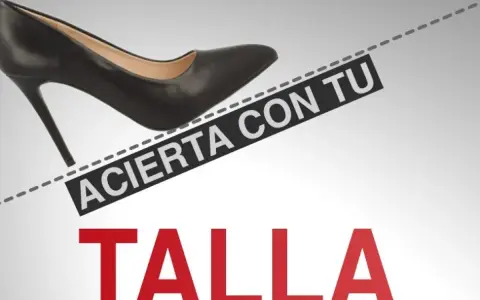 Zapato negro de tacón alto. ¿Uk 4 que talla es? ¡Acierta con tu talla!