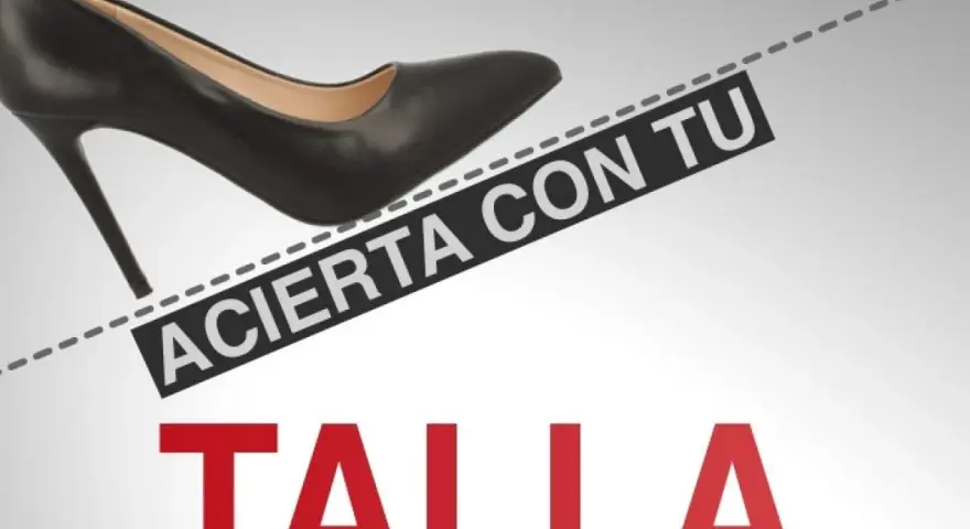 Zapato negro de tacón alto. ¿Uk 4 que talla es? ¡Acierta con tu talla!